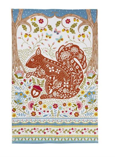 Ulster Weavers Woodland Squirrel Tea Towel