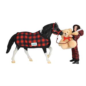 Breyer 10116 Holiday Pajama Party Holiday Pyjama Party 2024 Holiday Pony Play Set