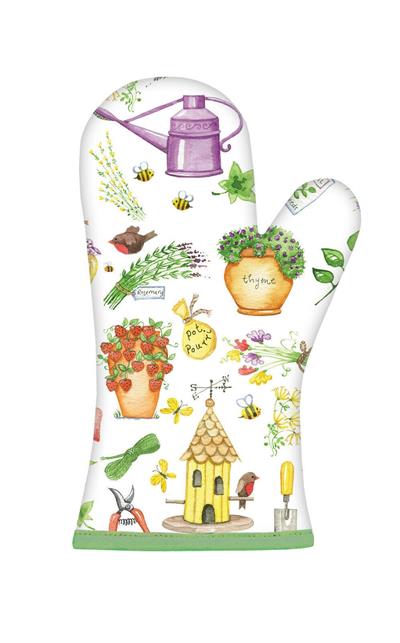 Samuel Lamont Herb Garden Gauntlet Gardening Oven Glove Herbs Ovenglove