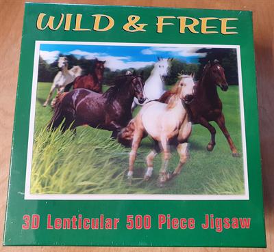 Wild & Free Horses 500 Piece Jigsaw Puzzle