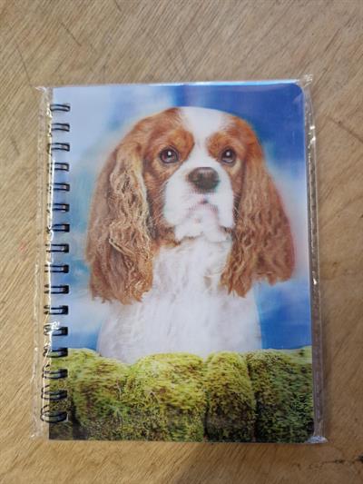 Faithful Friends 3D Lenticular Notebook Blenheim Cavalier King Charles Spaniel Notebooks Blenheim Cavalier King Charles Spaniels Cavaliers