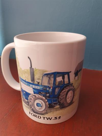 Ford TW 35 Vintage Tractor Mug Ford TW.35 Ford TW 3.5