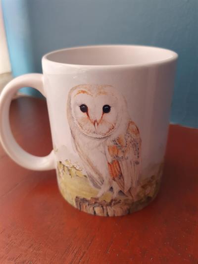 Barn Owl Mug Summer