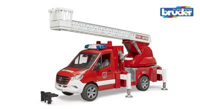 Bruder 02673 Mercedes Benz Sprinter Fire Engine with Ladder, Waterpump and Light + Sound Module