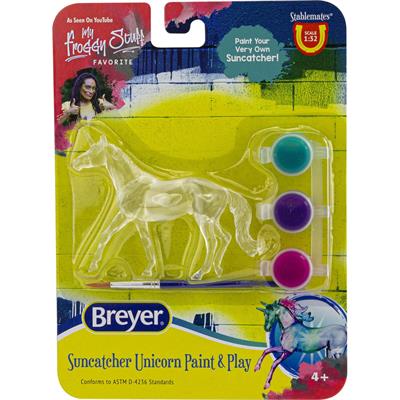 Breyer 4231 Stablemates Suncatcher Unicorn Paint and Play - Thoroughbred