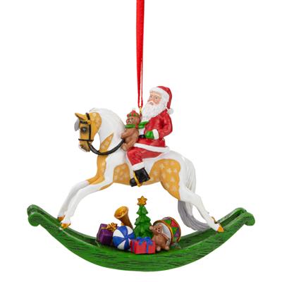 Breyer 700715 Santa Ornament Rocking Horse