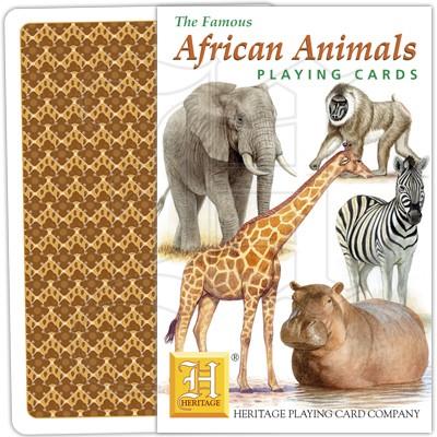 The Famous African Animals Playing Cards