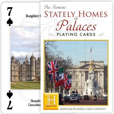 The Famous Stately Homes and Palaces Playing Cards