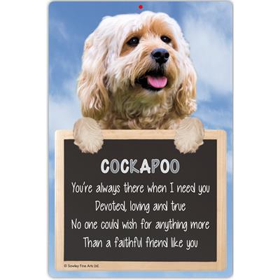 Cockapoo 'You're Always There' Dog Sign