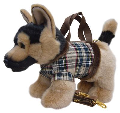 German Shepherd Dog Plush Handbag