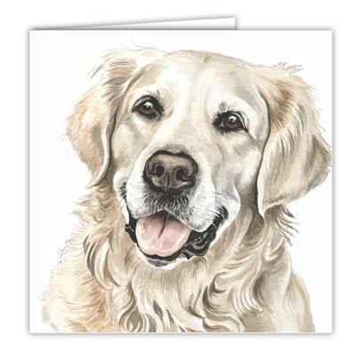 Golden Retriever Greetings Card by WaggyDogz