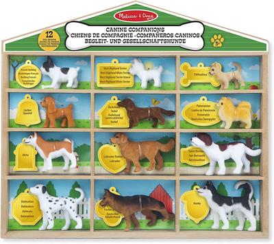 Melissa and Doug 19404 Canine Companions 12 Collectible Dogs