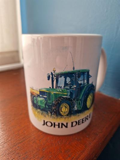 John Deere Tractor Mug - Ploughing