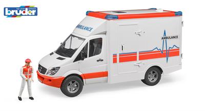 Bruder 02536 Mercedes Benz Sprinter Ambulance with driver