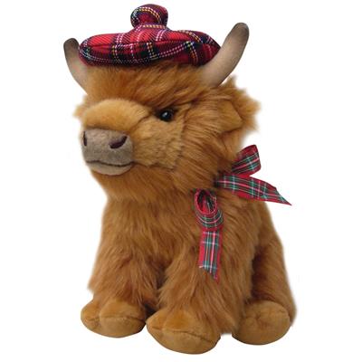 *pre-order* 10" Honey the Highland Calf Teddy with Bonnet Soft Toy