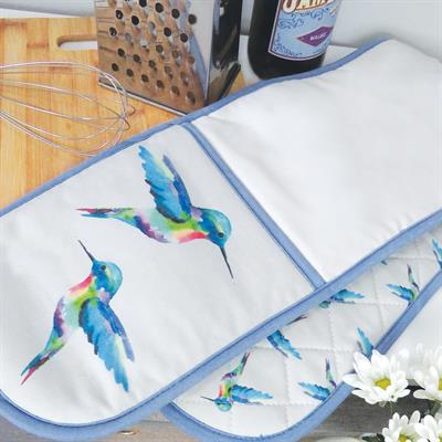 Samuel Lamont Hummingbird Double Oven Glove Hummingbirds Oven Gloves 